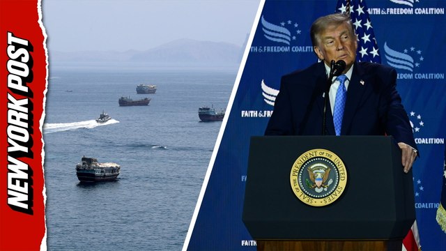 Trump details apparent skirmish with Iranian drone that hit ship in Strait of Hormuz