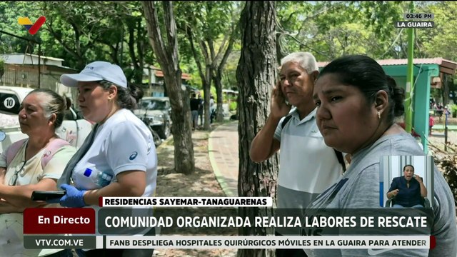 Equipos de búsqueda continúan su labor en el centro de La Guaira organizando maniobras de rescate