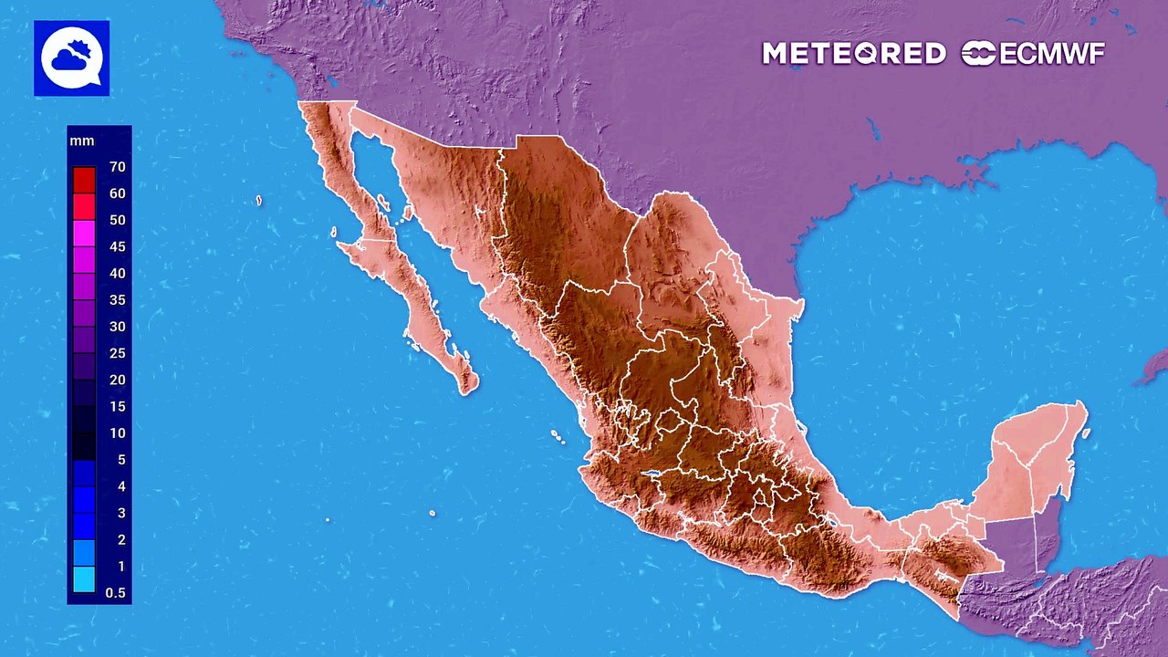 Sábado con fuertes tormentas y Polvo del Sahara en México