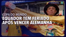 Equador decreta feriado após vitória sobre a Alemanha na Copa