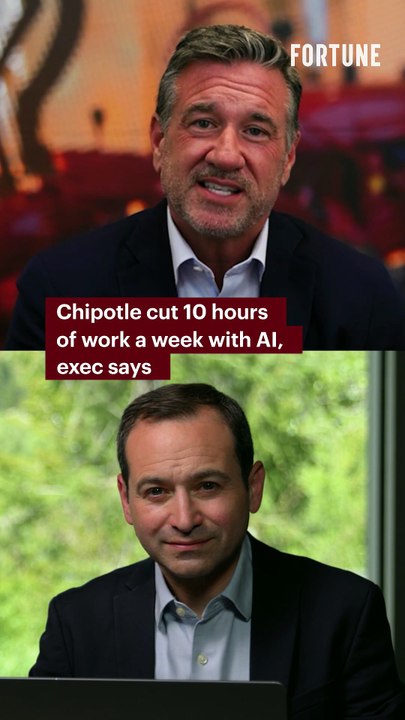 Chipotle cut 10 hours of work a week with AI, exec says