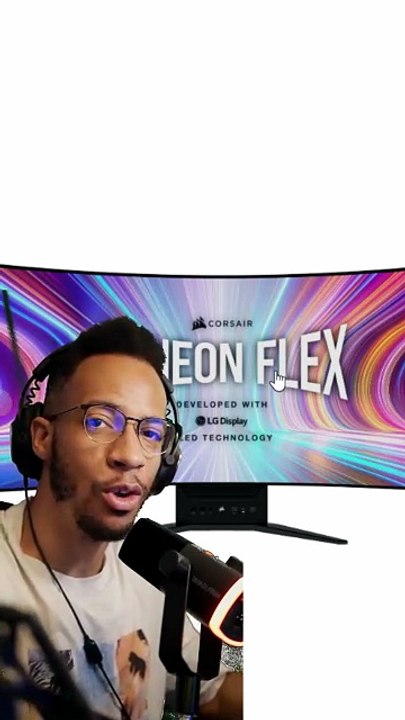 Corsair XENEON FLEX #gamingpc #corsair #ecran #curvedmonitor