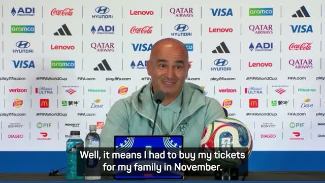 'Had to buy tickets in November' - Martinez