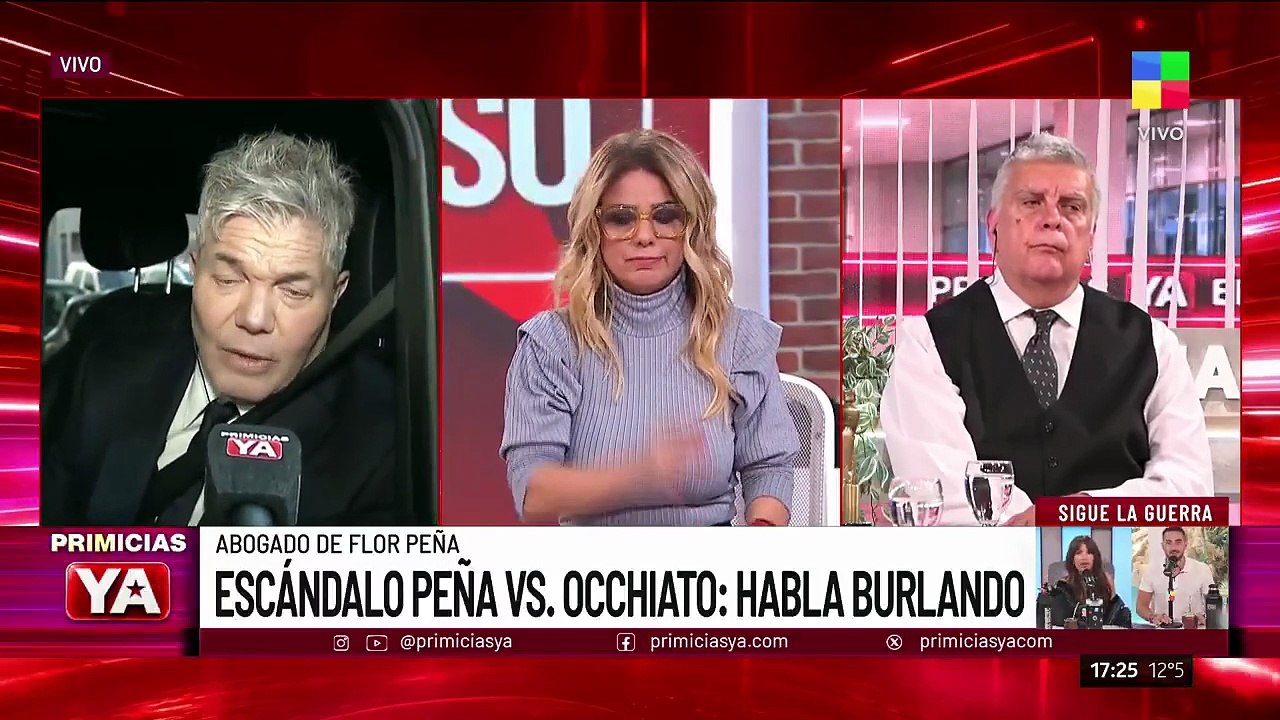 Burlando evitó hablar de cifras en el reclamo de Flor Peña Luzu TV, aunque reconoció que es una "suma importante"