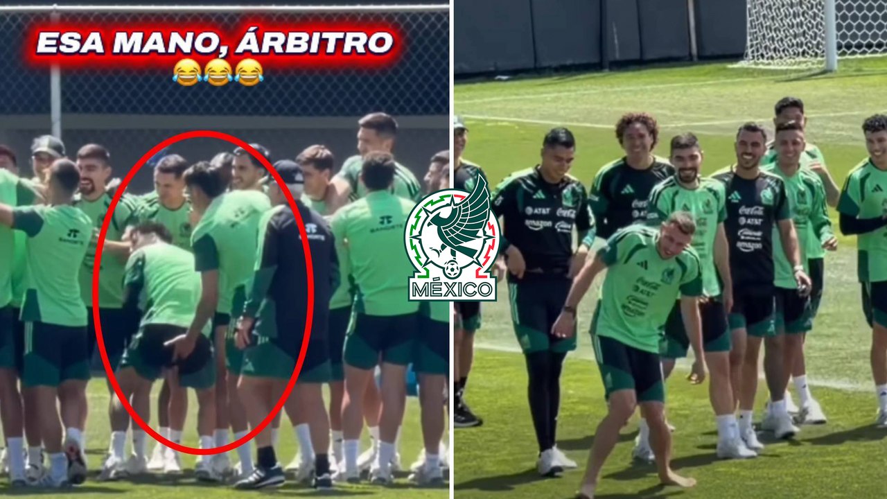 Selección Mexicana: Así bromena Santi Giménez, Alexis Vega, Edson Álvarez y Jorge Sánchez durante entrenamientos