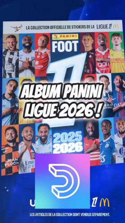 EXCLU ALBUM PANINI LIGUE 1 2026 ! #cdm2026