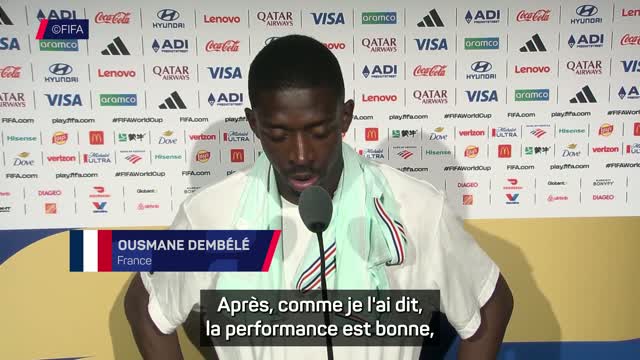 FOOTBALL : CdM 2026 : Bleus - Dembélé ne veut pas s’enflammer après son triplé : “J’ai préféré mon match face au Sénégal”