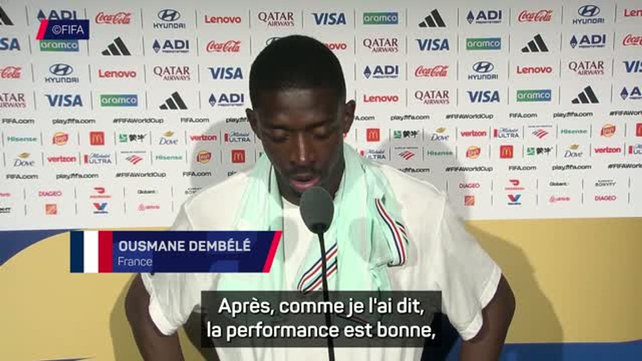 FOOTBALL : CdM 2026 : Bleus - Dembélé ne veut pas s’enflammer après son triplé : “J’ai préféré mon match face au Sénégal”