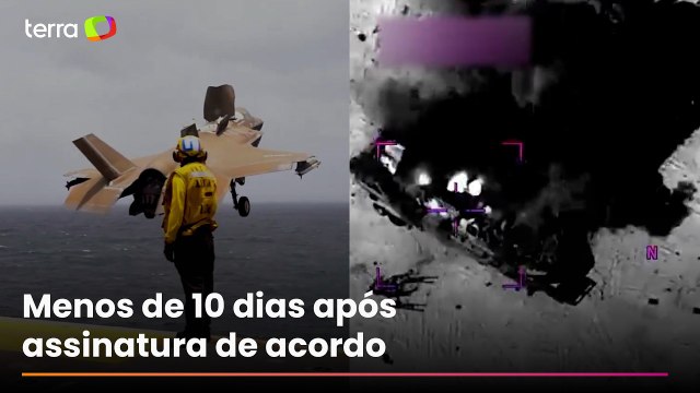 EUA acusam Irã de romper cessar-fogo e voltam a bombardear alvos no Estreito de Ormuz