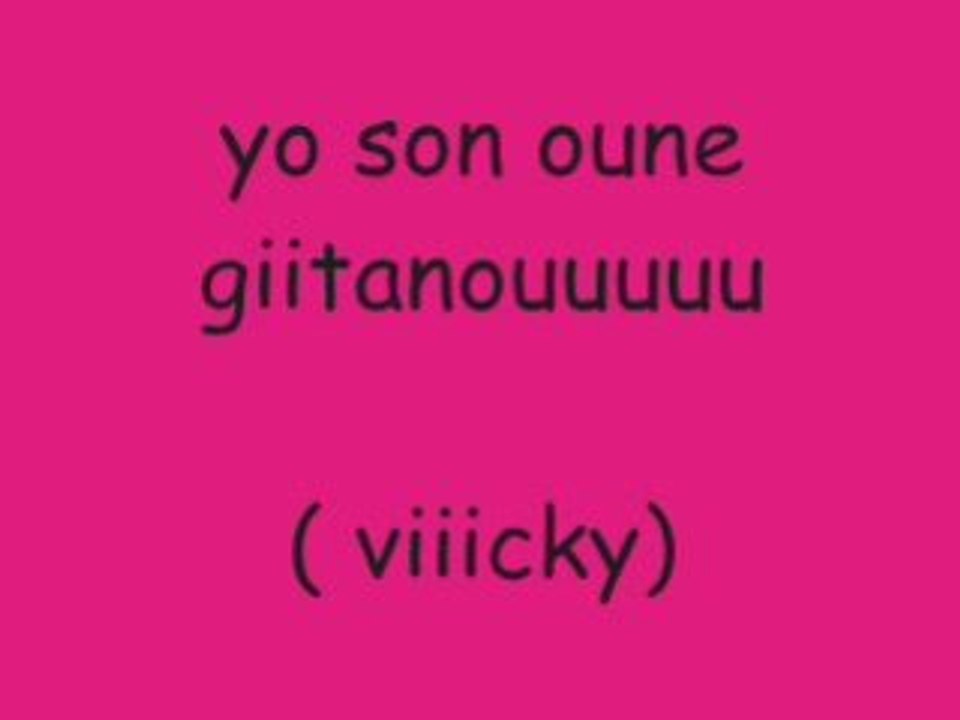 Yo son oune giitanou