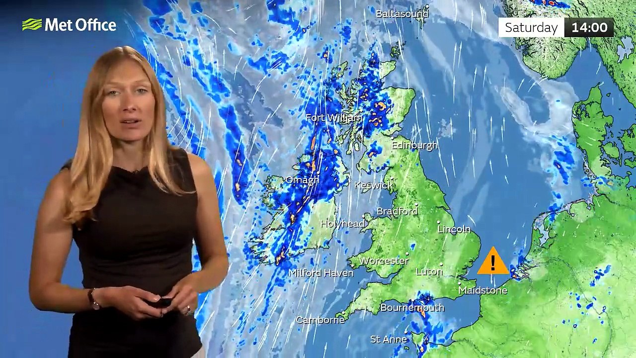 Met Office Saturday Morning Weather Forecast 27/06/2026