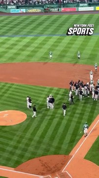 Whole lot of nothing went on when Yankees and Red Sox benches cleared.