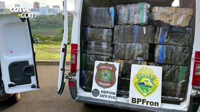 Mais de 2 toneladas de maconha são apreendidas em ação conjunta da PF e BPFRON em Foz do Iguaçu