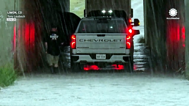 Hail and flash flooding clobber Colorado