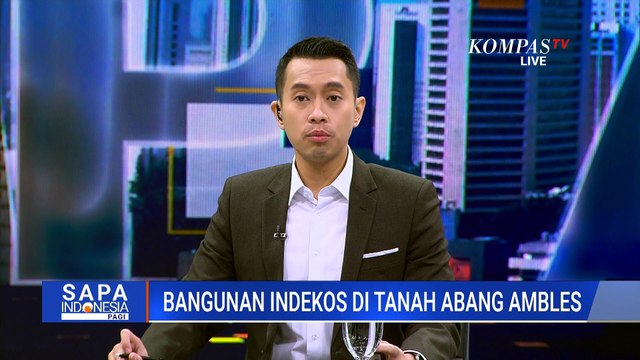 CCTV Rekam Detik-detik Bangunan Indekos Ambles di Tanah Abang | SAPA PAGI