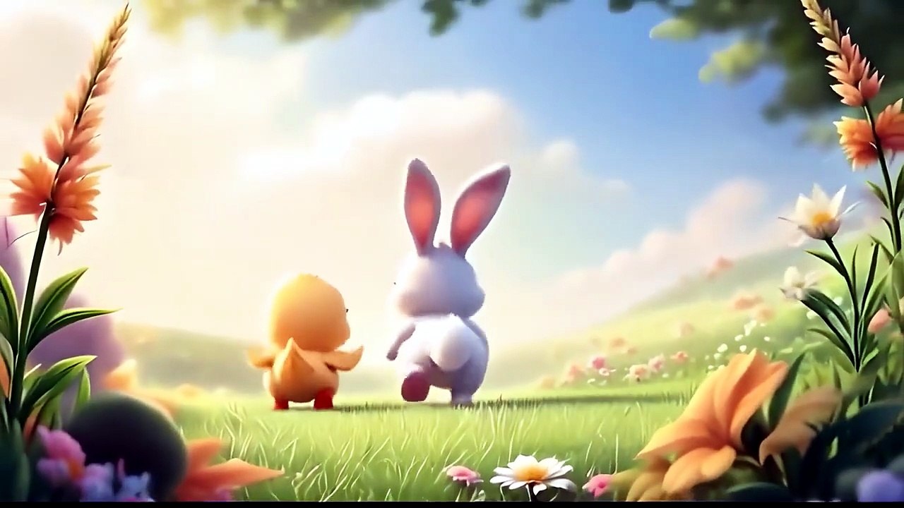 Rabbit vegetables video kids long video