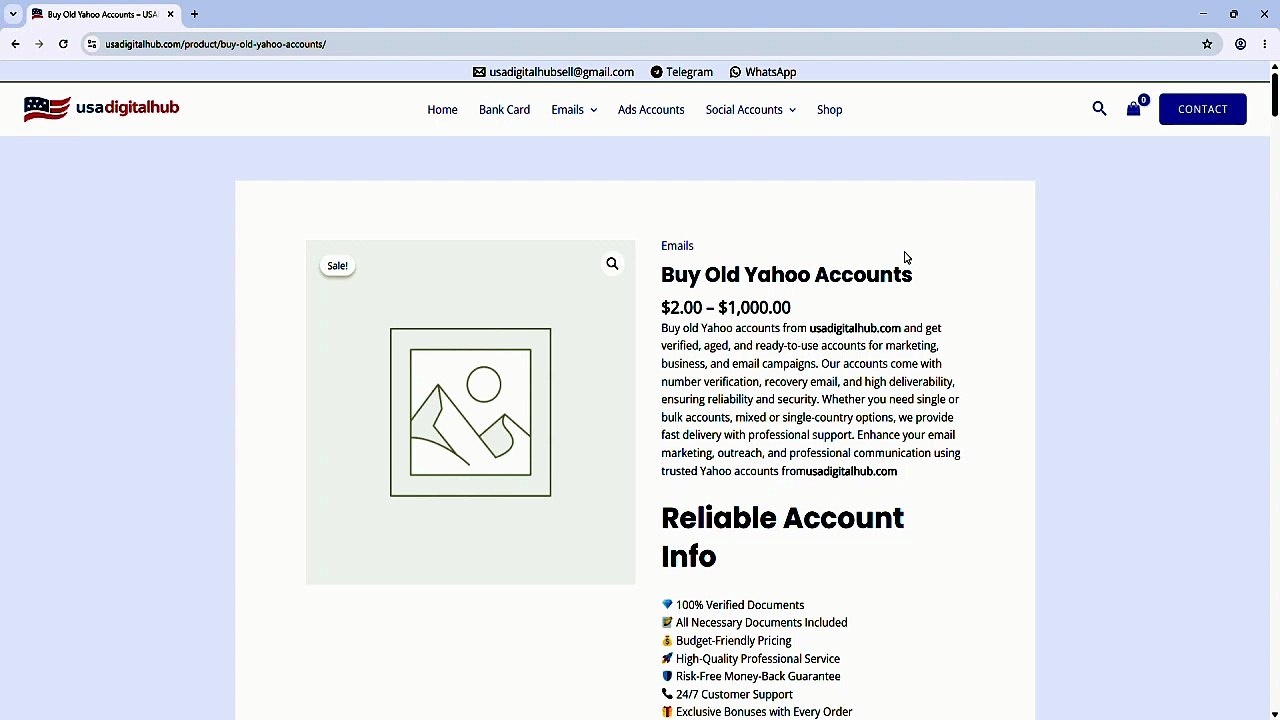 2 Reliable Platforms to Buy Old Yahoo Accounts in 2026