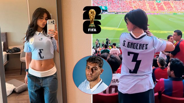 Alana Flores dice presente en el España vs Uruguay para apoyar a Sebastián Cáceres
