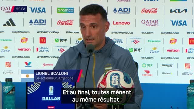 Argentine - Scaloni : “Il n’y a pas qu’une seule façon de gagner dans le football”