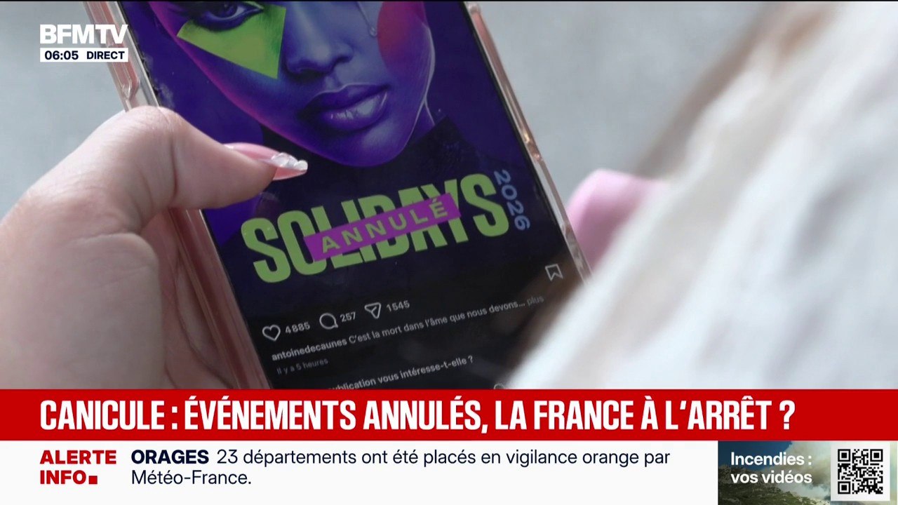 Canicule: le festival Solidays et la Marche des fiertés à Paris annulés pour préserver les hôpitaux