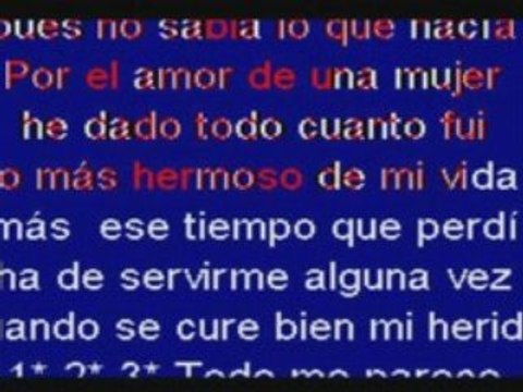 Karaoke cd 01 - 02 por el amor de una mujer - julio iglesias