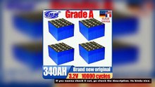 16PCS Grade A New 3.2V lifepo4 battery 340ah 280AH 320AH 105ah DIY12V 24V 48V Lithium iron phosphate