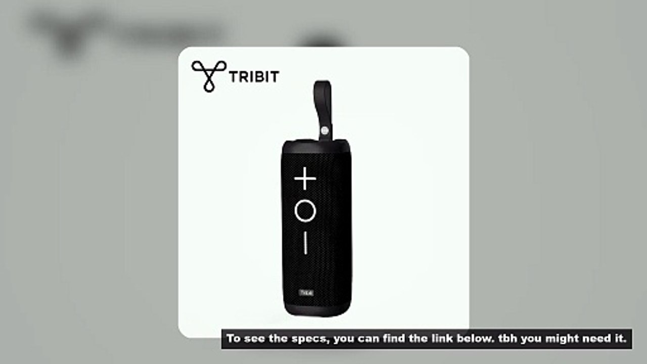 TRIBIT StormBox 2 Portable Bluetooth Speaker, 34W Power, IPX7 Waterproof Wireless Speaker 24-hrs Pla