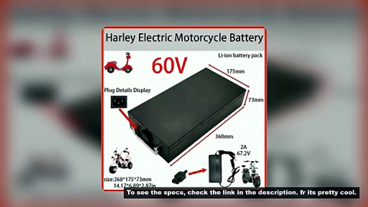 60V 20Ah-60Ah Electric motorcycle Li-ion Battery Pack 2000W for Harley two wheel foldable Citycoco e