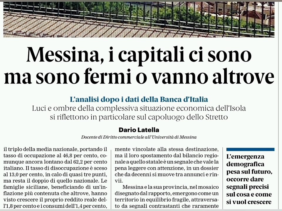 Rassegna messina 27 giugno