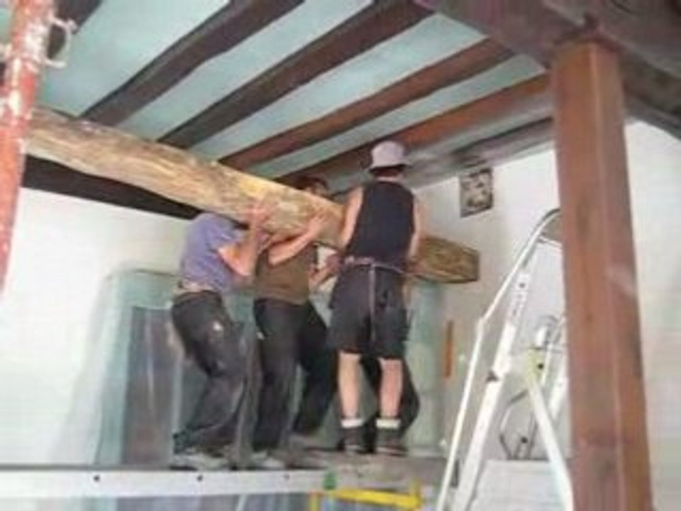 levage d'une poutre