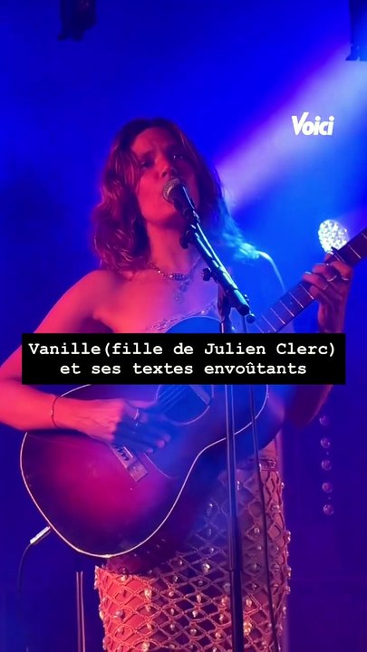 Découvrez l'univers captivant de Vanille, fille de Julien Clerc, en vidéo