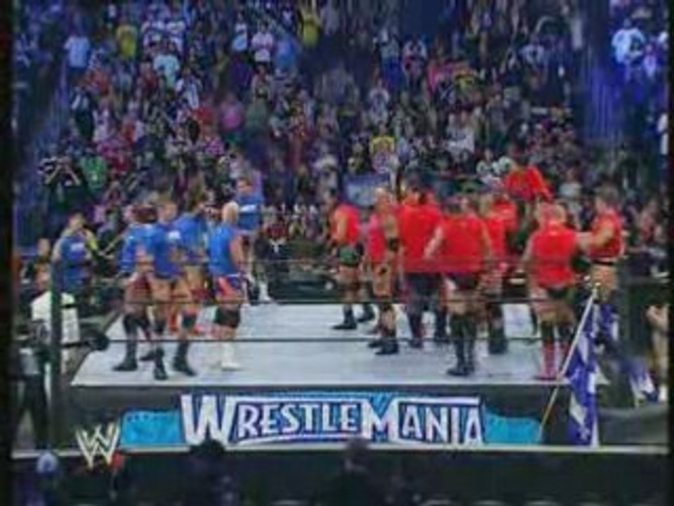 Wrestlemania 21 - Pre Show Battle Royal - Raw Vs Smackdown