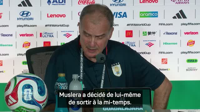 Uruguay - Bielsa : "Muslera a décidé de lui-même de sortir à la mi-temps"