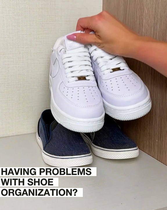 Too many shoes and no space? The one hack you need to know! 💯