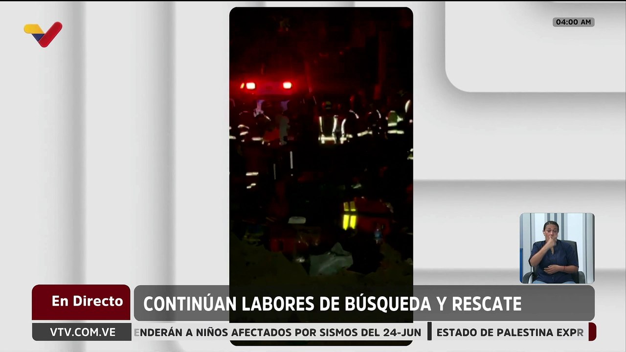 Equipos de rescate nacionales e internacionales trabajan sin descanso para el bienestar ciudadano