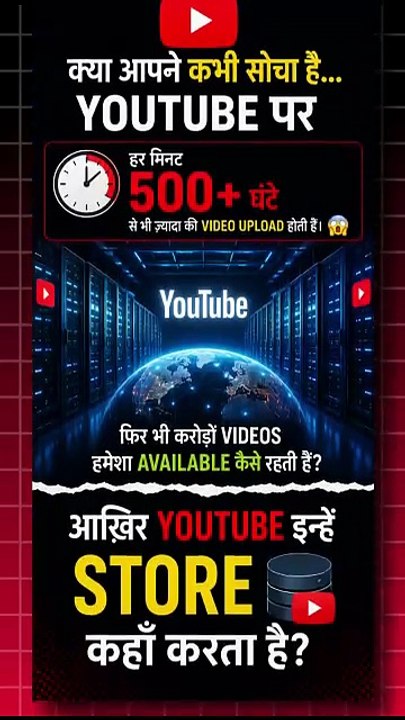 YouTube Videos कैसे Store करता है ?