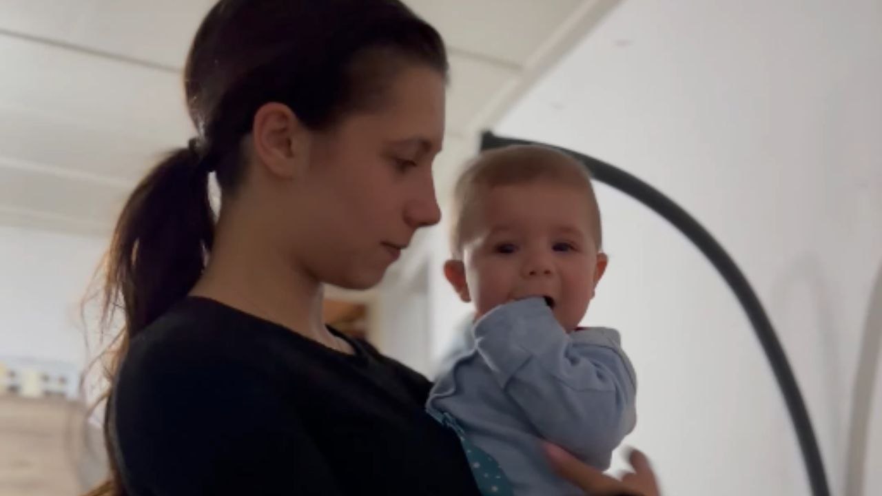 When your baby knows that you can't see them crying even for a second