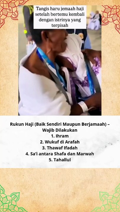 Kasihan juga para Jamaah Haji terlebih yang lansia...ini rukun haji ya  #quotes
