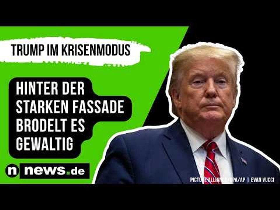 Donald Trump im Krisenmodus: Hinter der starken Fassade brodelt es gewaltig
