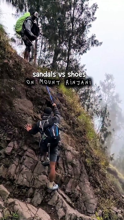Rinjani : quand les porteurs en sandales dépassent les randonneurs en chaussures pro