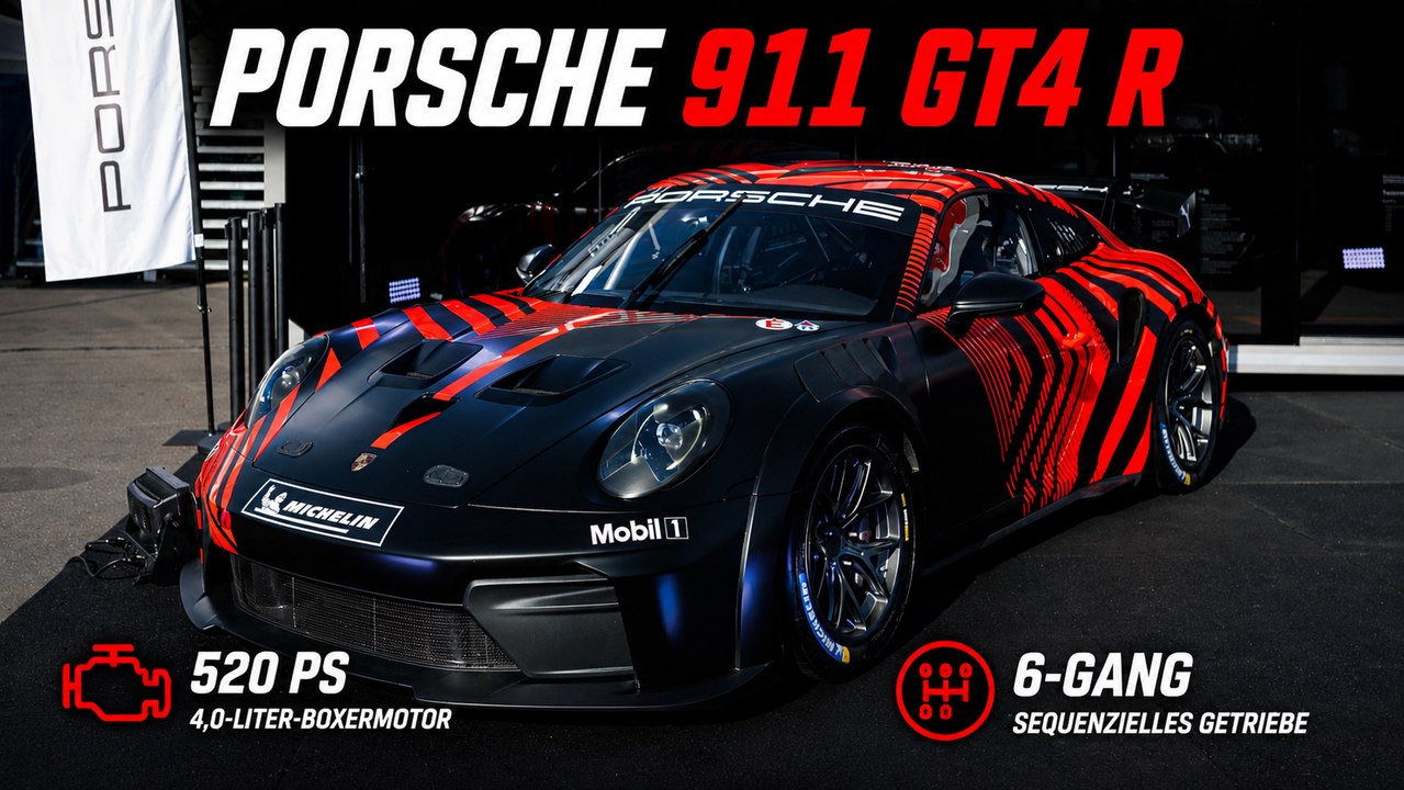 Porsche 911 GT4 R: Neue 911-Plattform für den Kundensport