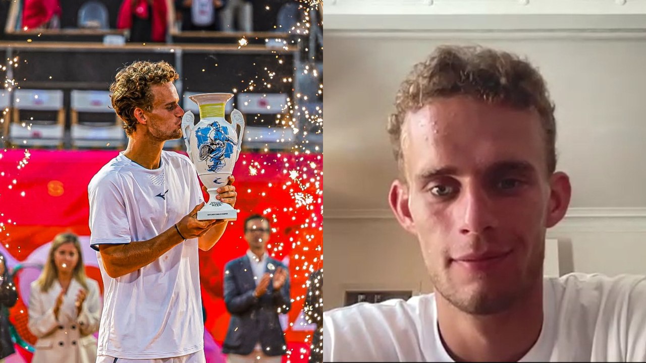 INTERVIEW -  Luca Van Assche après son premier titre ATP : "Je me demandais si c’était vraiment ça que j’aimais faire"