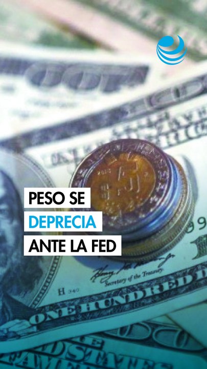Peso mexicano se deprecia frente al dólar; mercado se alista para el anuncio de la Fed