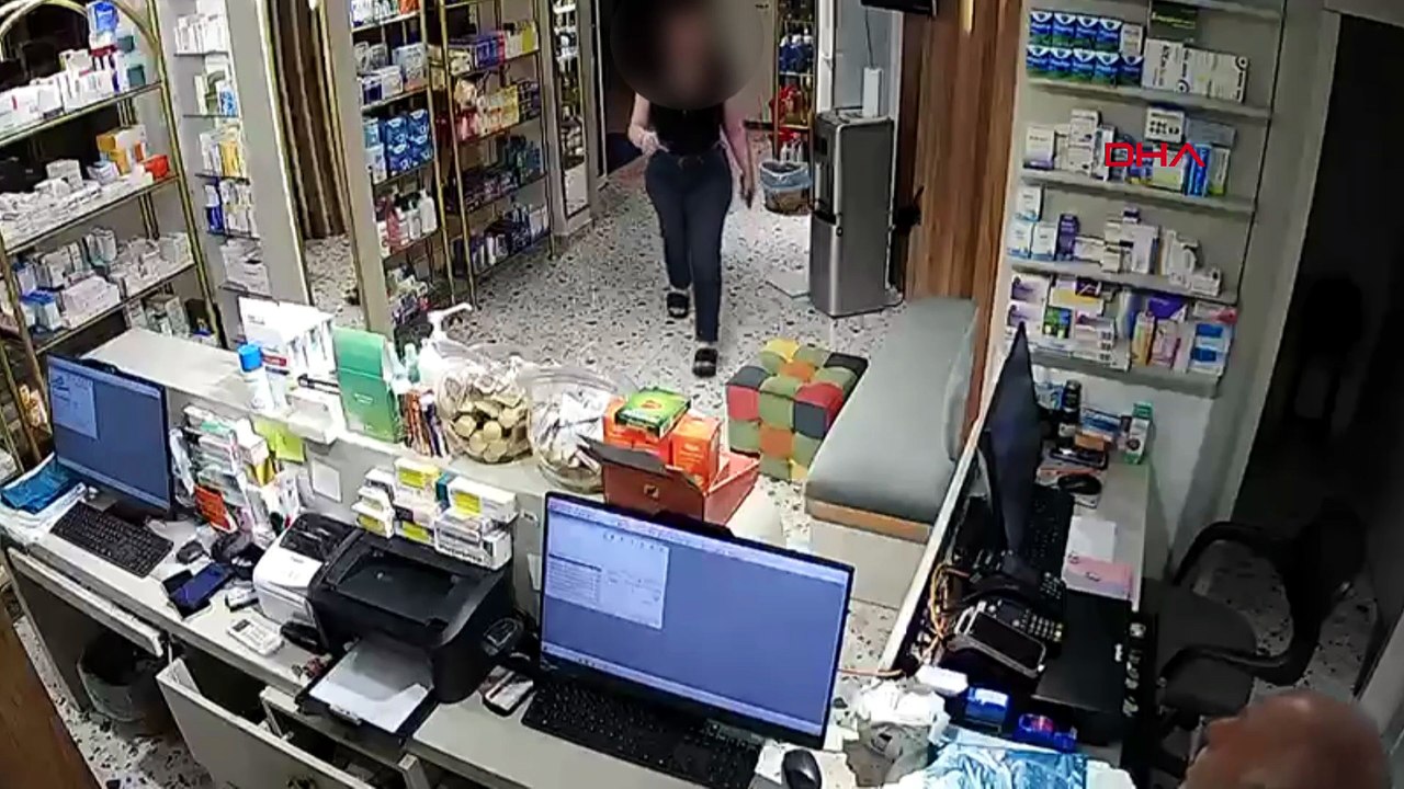 Eczacıyı darbedip ilaçları alarak kaçan kadın tutuklandı
