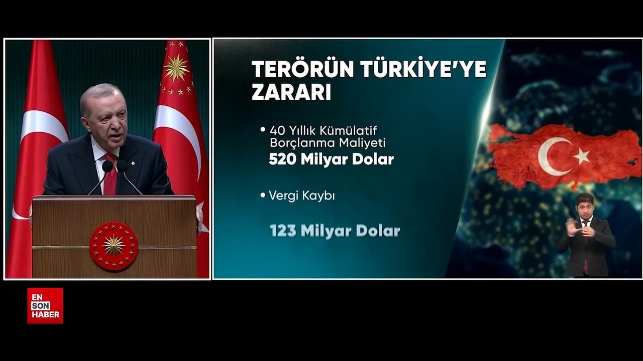 Cumhurbaşkanı Erdoğan: Terörün Türkiye'ye faturası 2,3 trilyon doların üzerindedir