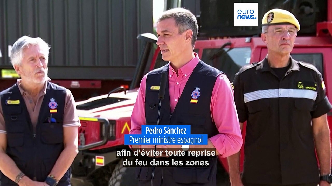 Plusieurs feux stabilisés en Espagne et en France, mais le risque reste accru