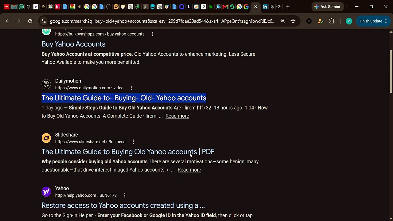 The Ultimate Guide to Buying Old Yahoo accounts | PDF