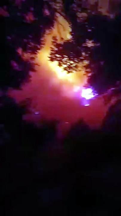 Imágenes del incendio en Magela, Ávila