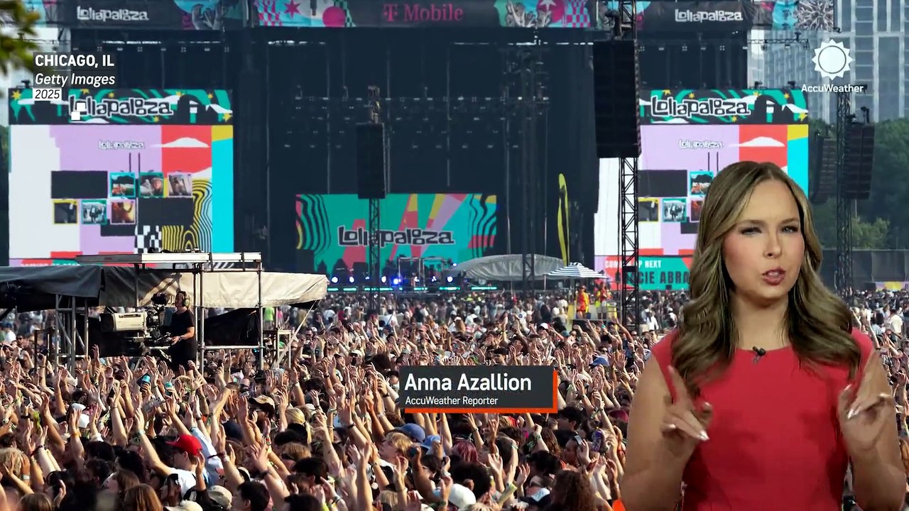 Will the weather cooperate at Lollapalooza?