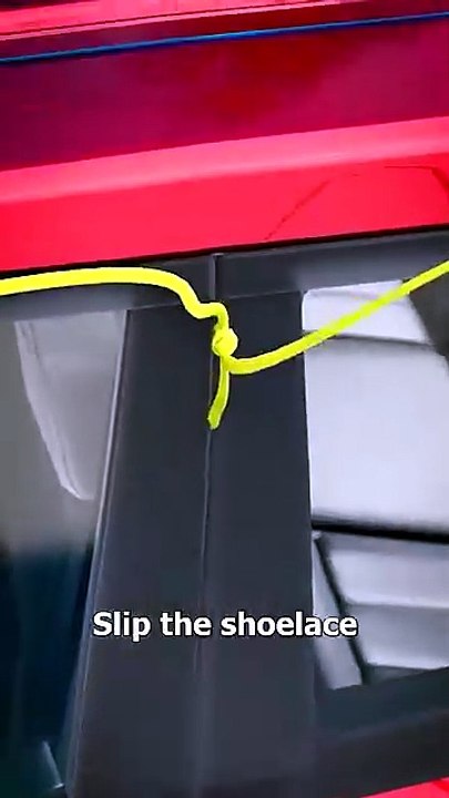Unlocking A Car Door With A Shoelace 🤯